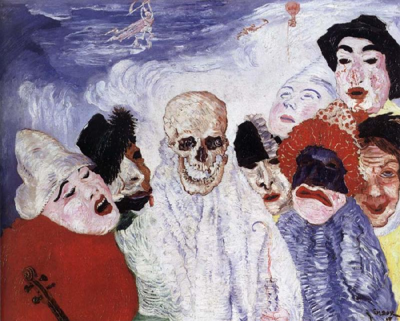 James Ensor Death and the Masks oil painting image
